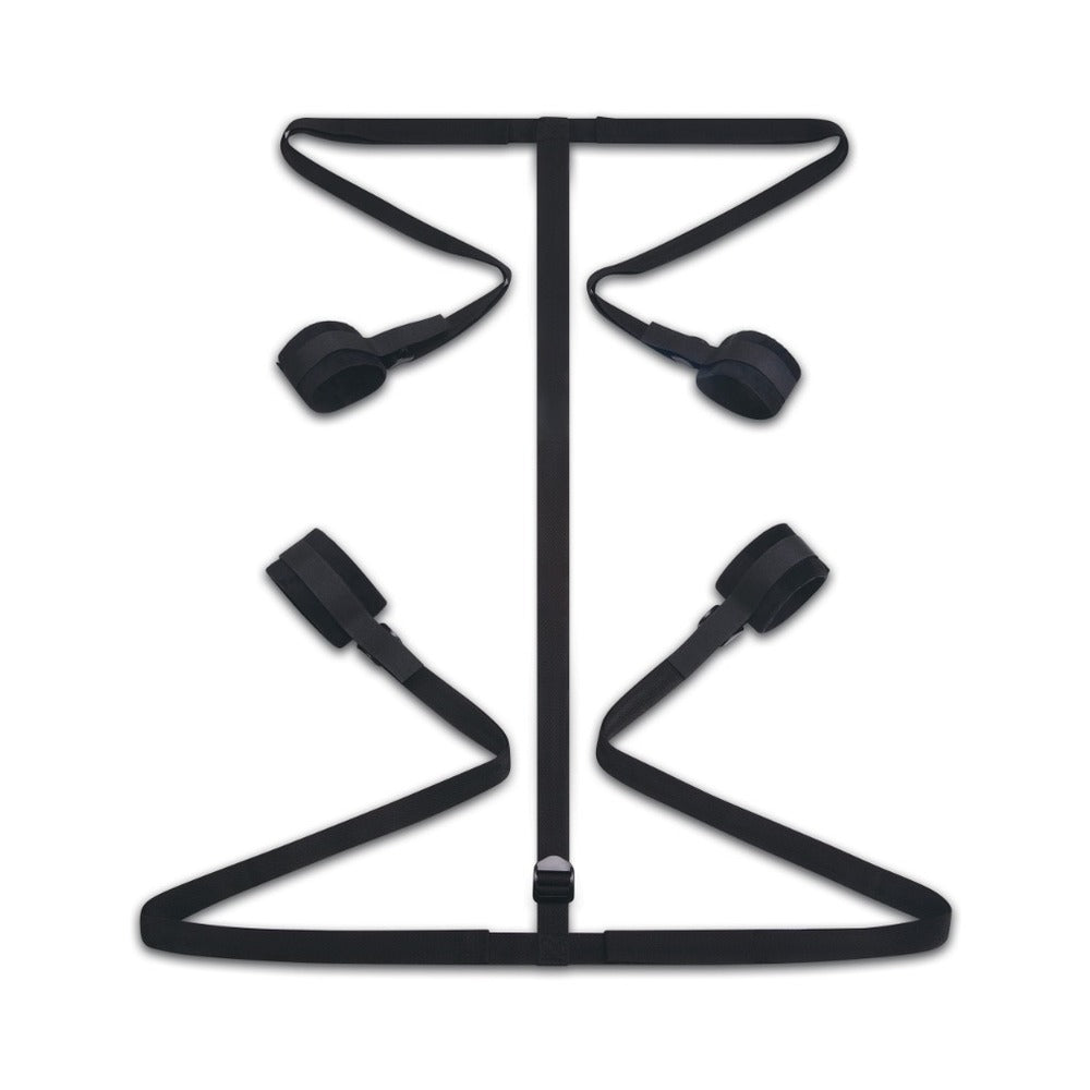 Me You Us Under Mattress Bed Restraints designed for comfortable restraint play in the bedroom.