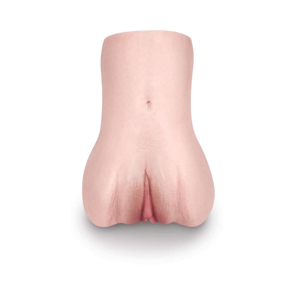 Me You Us Male Masturbator Stroker 2-Hole Silicone with dual openings for stimulation and pleasure.