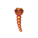 Adam & Eve Beaded Rose Blossom Silicone Anal Vibrator featuring a colorful, beaded design for pleasurable experiences.