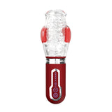 Adam & Eve Pleasure Pro 3000 Rotating & Thrusting Vibro Stroker with nubby sleeve for enhanced pleasure.
