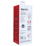 Adam & Eve Pleasure Pro 3000 Rotating & Thrusting Vibro Stroker packaging showcasing features and instructions.