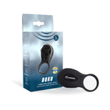 Camtoyz Vibrating Ring With App Doku in packaging with the vibrating ring displayed for enhanced intimate experiences.
