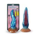 Camtoyz Fantasy Dildo Hydrana in packaging, featuring unique design with blue and red colors for pleasure and fantasy play.