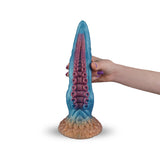 Camtoyz Fantasy Dildo Hydrana featuring a sculpted scale pattern, showcasing its unique design and elegant silhouette.