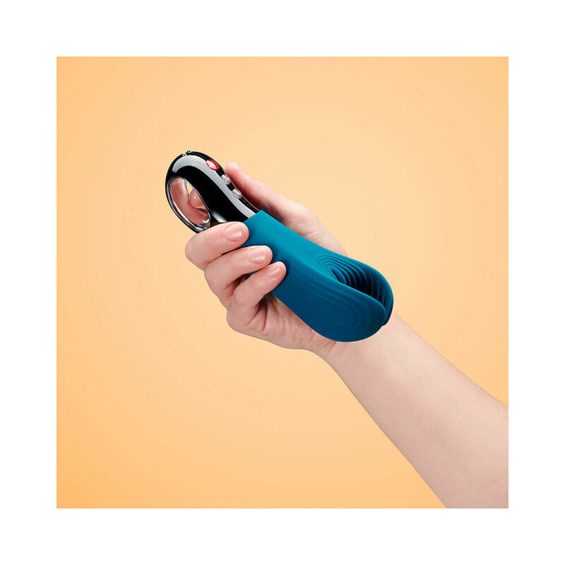 Fun Factory Manta Vibrating Stroker Deep Blue