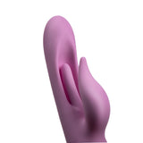Camtoyz Rabbit Vibrator Usb-c Charging Avery close-up view showing its elegant design and silky-smooth silicone texture.