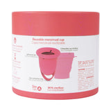 Uva Cup A Menstrual Cup Set with sterilizer and reusable pink cup packaging.