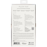 Pillow Talk Sultry Dual-Ended Warming Massager Wand Teal