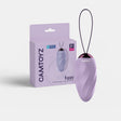 Camtoyz Eggy App-controlled Vibrating Egg in packaging with sleek design for app-enabled pleasure.