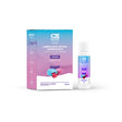 Elixir Bubble Gum Flavored Lubricant 30ml packaging and bottle on display with bubble gum flavor design.