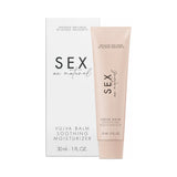 Sex Au Naturel Vulva Balm Soothing Moisturizer tube and box, nourishing treatment for vulva care from Bijoux Indiscrets.