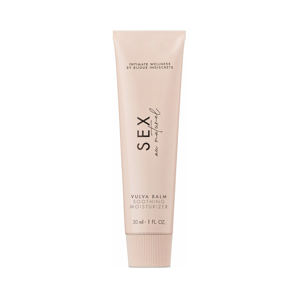 Sex Au Naturel Vulva Balm Soothing Moisturizer tube designed for soothing and hydrating vulvar skin.