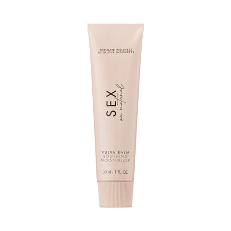 Sex Au Naturel Vulva Balm Soothing Moisturizer tube designed for soothing and hydrating vulvar skin.