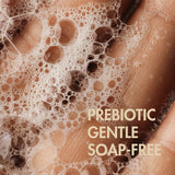 Close-up of bubbles illustrating the gentle, soap-free formula of Sex Au Naturel Prebiotic Intimate Wash Gentle Foam.