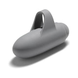 Clitherapy Better Than Your Ex Rechargeable Finger Vibrator compact clitoral stimulator in gray silicone
