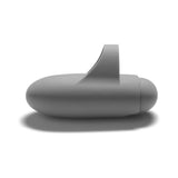 Clitherapy Better Than Your Ex Rechargeable Finger Vibrator in sleek gray design for precise clitoral stimulation.