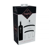 Pumped Automatic Vulva Breast & Nipple Pump Black packaging featuring the product and instructional components.