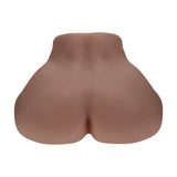 Xkin Bodyforms Clara Vossin Dual Entry Masturbator Brown back view showing lifelike design and realistic texture.