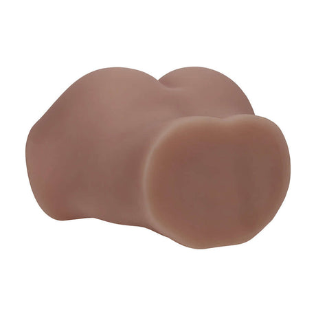 Xkin Bodyforms Eve Rhodes Vibrating Masturbator Brown showcasing lifelike design and soft texture
