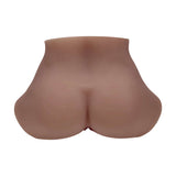 Xkin Bodyforms Eve Rhodes Vibrating Masturbator Brown showing lifelike design and dual entry openings.