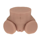 Xkin Nina Vale Dual Entry Vibrating Masturbator Tan lifelike body-mold stroker for immersive pleasure.