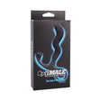 Packaging of Optimale Zig Zag Silicone P-massager Black for men's sexual health and wellness.