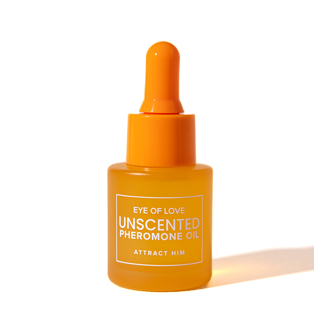 Eye Of Love Unscented Pheromone Concentrate Oil Attract Him 20 ml bottle with dropper.