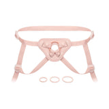 Together Toy Nudefit Strap-on Harness Light in soft pink color with adjustable straps and rings for perfect fit.