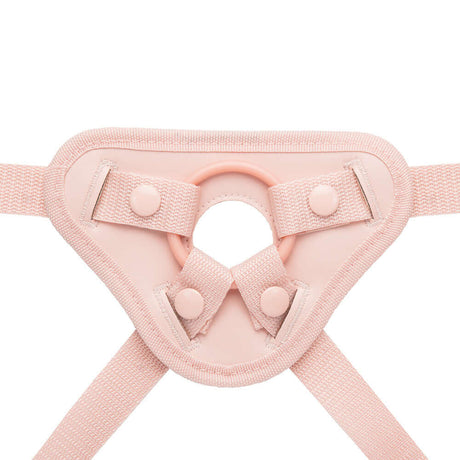 Together Toy Nudefit Strap-on Harness Light close-up of the harness design and adjustable clips