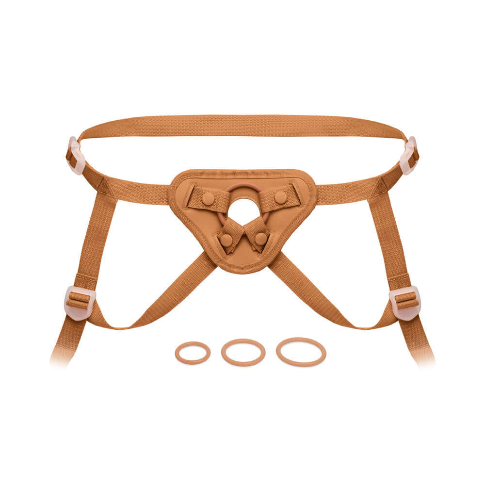 Together Toy Nudefit Strap-on Harness Medium featuring comfortable straps and adjustable fittings.