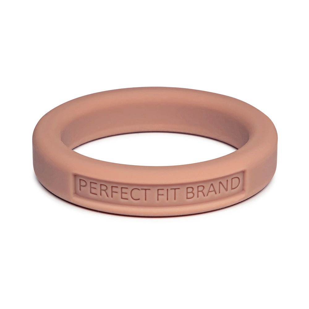 Perfect Fit Hefty 1.4 Inch Silicone Cock Ring Skintone 6