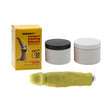 Bananakit Casting Silicone Glow-in-the-dark Refill includes jars and a yellow silicone piece ready for use.