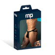 Male Power Eco Cozy Jock Black L/XL packaging featuring a model showcasing its athletic design.