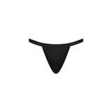 Male Power Eco Cozy Jock Black L/XL front view showcasing its classic athletic design and supportive pouch.