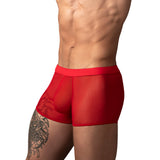 Male Power Mesh 2.0 Mini Short Red Xl showcasing sporty design and lightweight comfort for men.