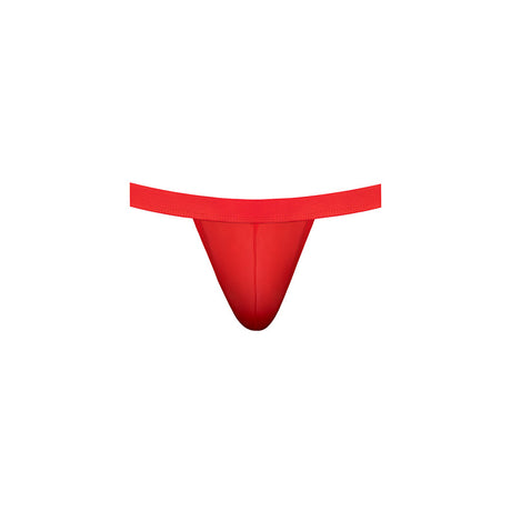 Male Power Mesh 2.0 Strappy Ring Jock Red L XL in vibrant red for bold athletic support and comfort.