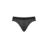 Male Power Mesh 2.0 Bong Thong Black L XL - breathable men's thong with sleek low-rise design and lightweight mesh construction.