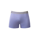 Male Power So Cumfy Gingham Boxer Brief Purple S featuring soft stretch fit and breathable fabric.