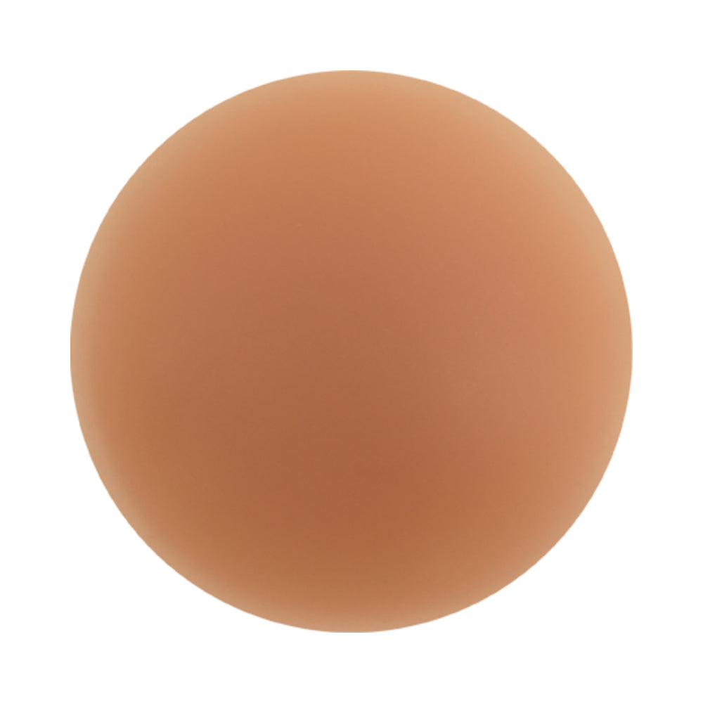 UVA Circular Nipple Covers Cocoa in smooth cocoa tone, ideal for seamless coverage under clothing.