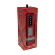 Pumped Sensurge Automatic Heating Suction Masturbator Red packaging displayed in a sleek design.