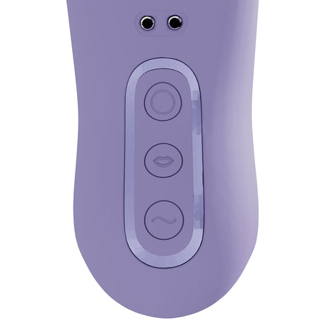 Vive Dolce Callalily G-spot Tapping Stimulator & Breast Vulva Pump control panel with ergonomic buttons.