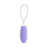 Evolved Energetic Egg Thrusting Vibrating Egg Purple in a compact design with a long-distance remote control.