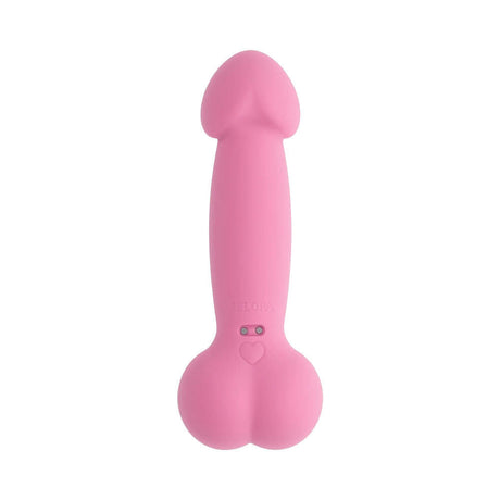 Selopa A Bit Nutty Floppy Phallic Mini Vibrator Pink with a realistic design and flexible shaft for targeted stimulation.