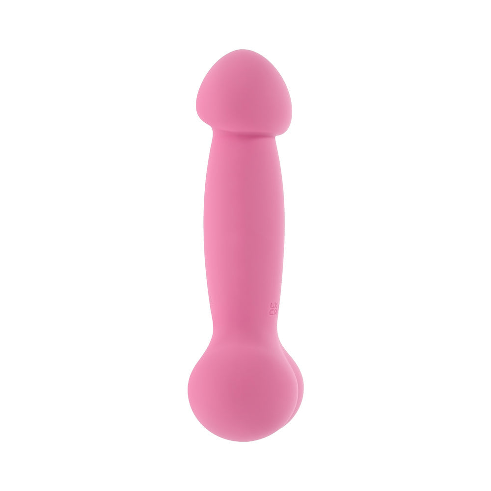 Selopa A Bit Nutty Floppy Phallic Mini Vibrator Pink showing its realistic design and textured tip for targeted stimulation