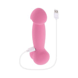 Selopa A Bit Nutty Floppy Phallic Mini Vibrator Pink with USB charging cable