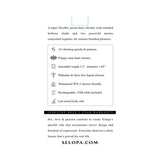 Selopa My Buddy Floppy Mini Dual Vibrator Pink features 10 vibrating speeds and waterproof design for ultimate pleasure.
