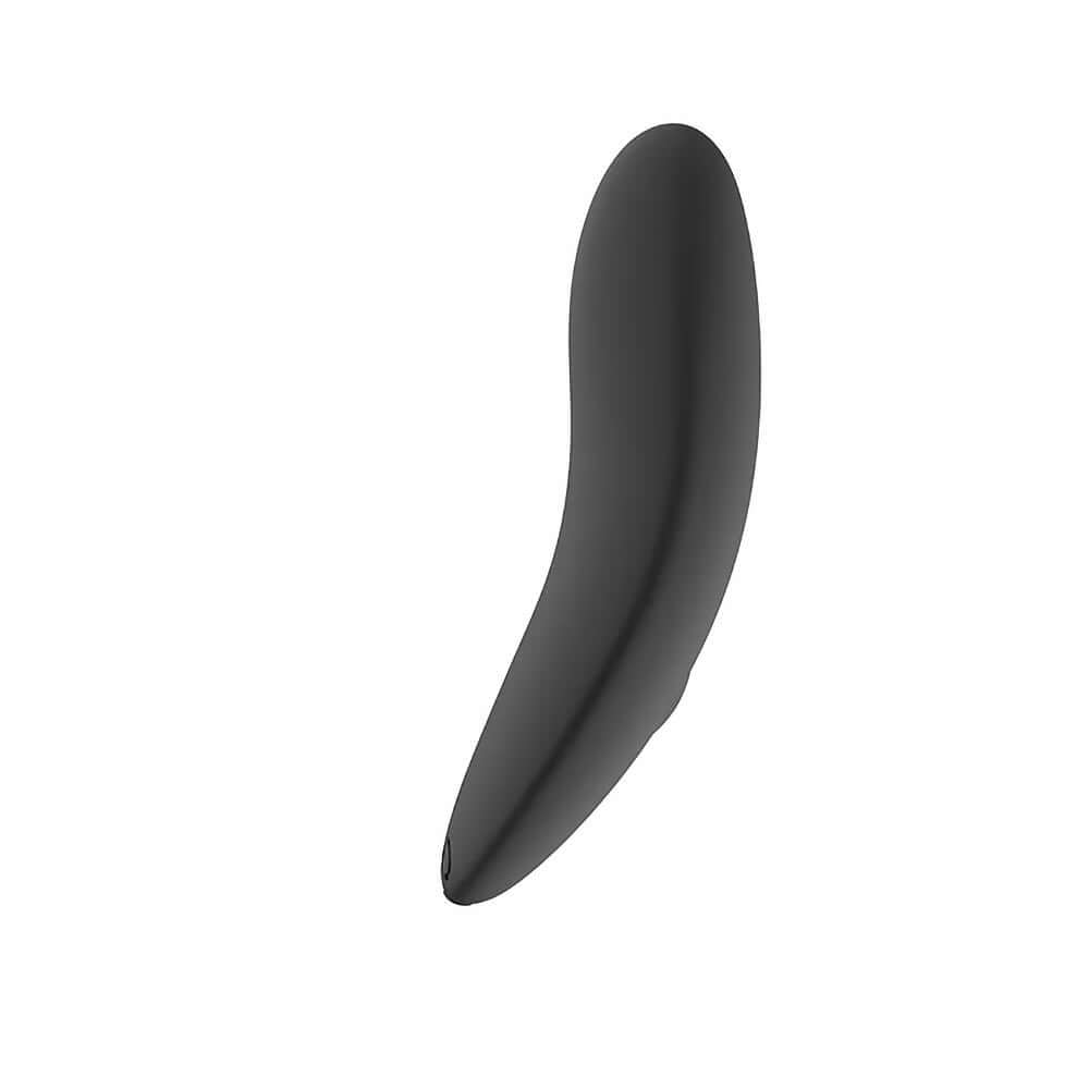 Spectrum Essentials Compact External Vibrator Black - palm-sized, ergonomic design for discreet external stimulation.