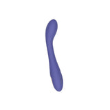 Spectrum Essentials Silicone G-spot Vibrator Purple, featuring a curved design for targeted stimulation.