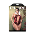 Fantasy Lingerie Play Vamped Vampire Teddy Costume XL/2XL model showcasing seductive design and deep plunge neckline.