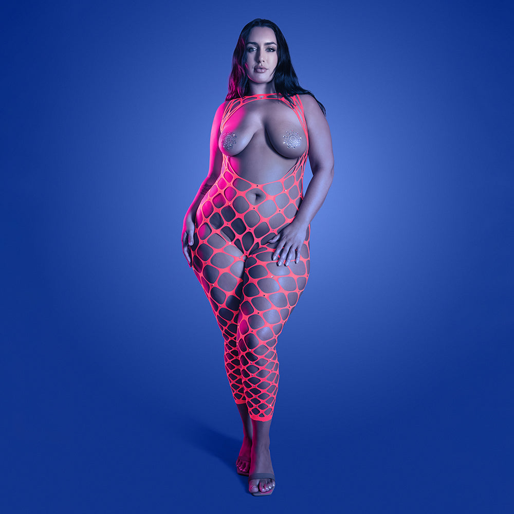 Fantasy Lingerie Glow Want It All Bodystocking Queen - Image 3